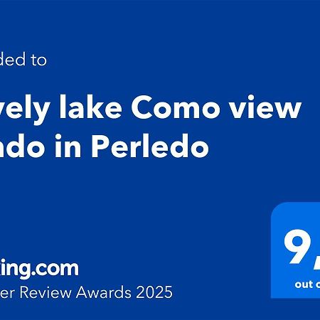 Romantic Lake Como Escape With View 佩尔莱多 外观 照片